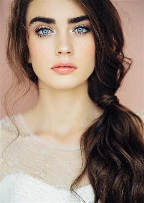 brown hair blue eyes female|best hair color for blue eyes.